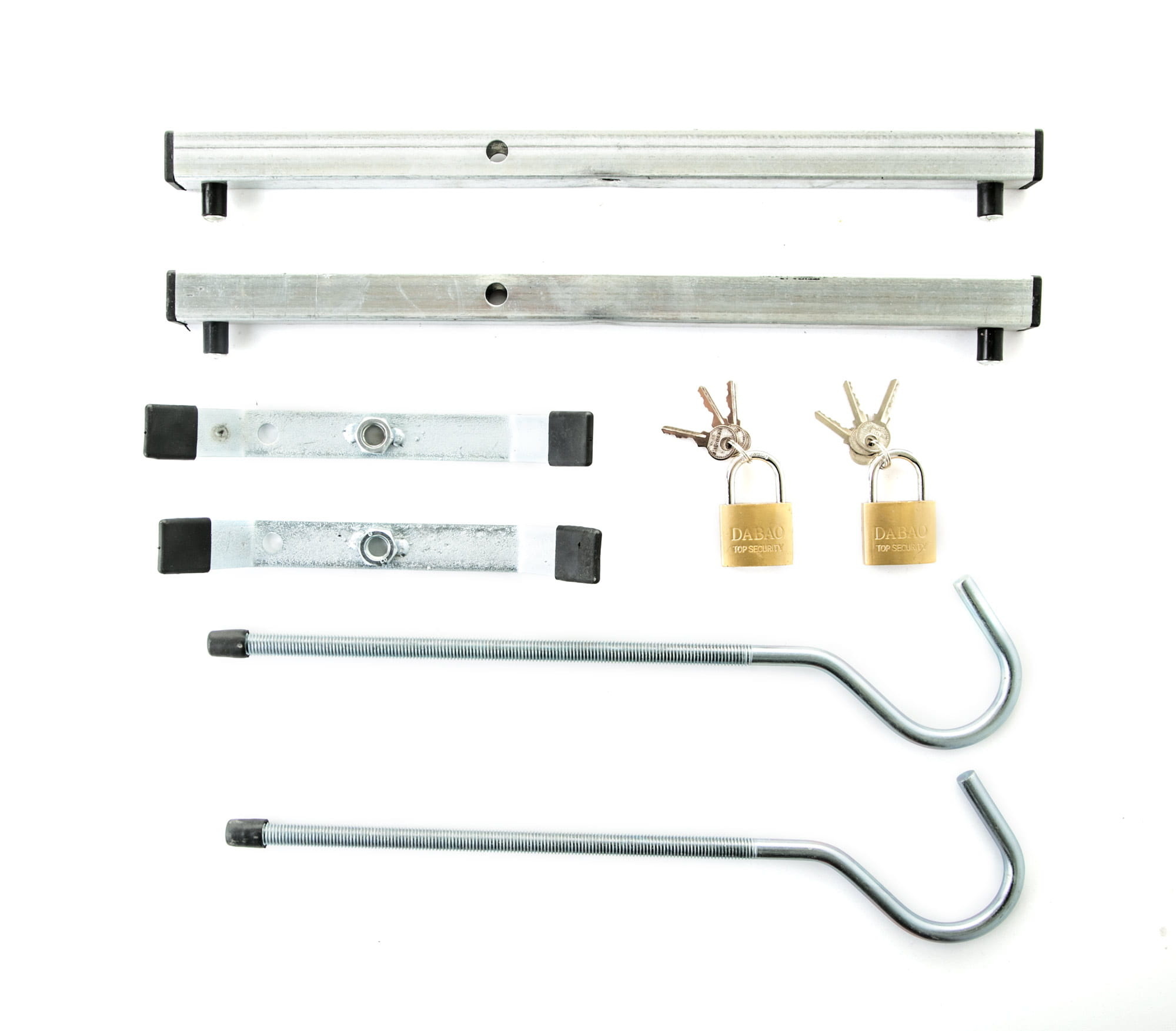 Ladderklem - imperiaal - met hangslot - tot 28 cm