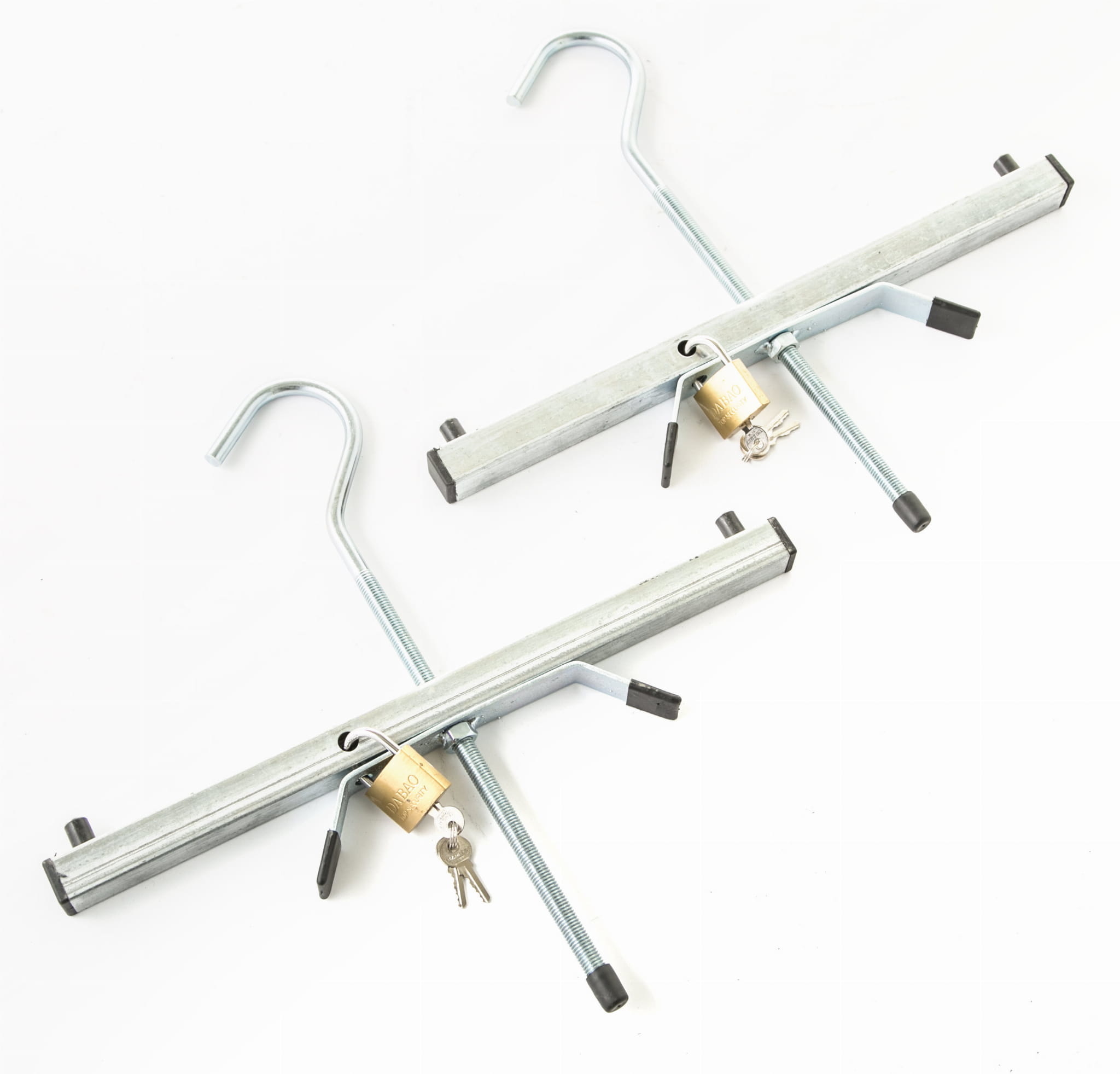 Ladderklem - imperiaal - met hangslot - tot 28 cm