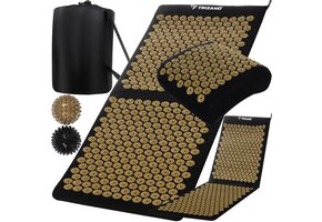 Spijkermat - shakti mat - met hoofdkussen en massageballen