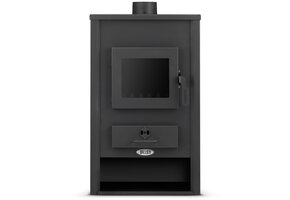 CV houtkachel met waterjas - 15kW - antraciet