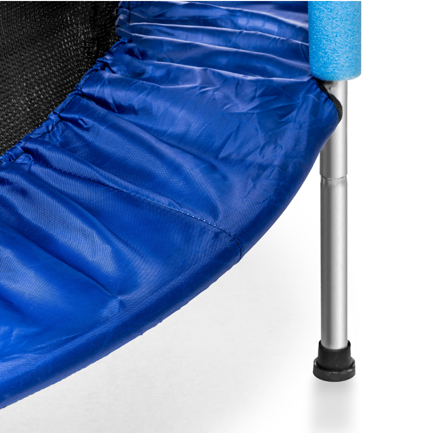 Trampoline met net - Ø 140 cm - tot 45 kg - blauw geel