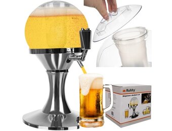 Biertap - drankdispencer - 3.5L - 44 x 24 cm - met ijscontainer