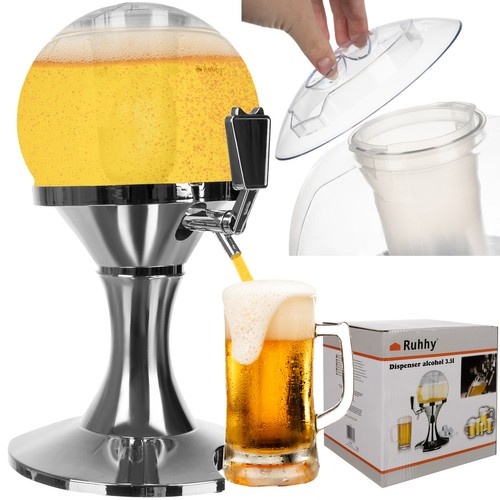Biertap - drankdispencer - 3.5L - 44 x 24 cm - met ijscontainer