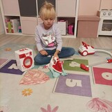 Kinder schoonmaakset - speelgoed stofzuiger - licht & geluid