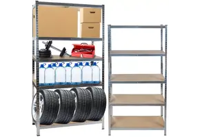 Stellingkast - magazijnstelling - 180 x 90 x 40 cm - staal