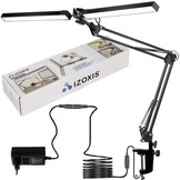 Bureaulamp - verstelbaar - 73,5 cm - 3 lichtkleuren - zwart