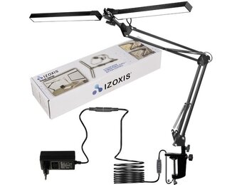 Bureaulamp - verstelbaar - 73,5 cm - 3 lichtkleuren - zwart