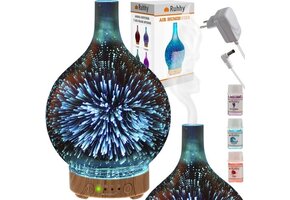 Aroma diffuser - humidifier - 100ml - met olie - blauw