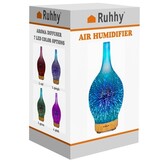Aroma diffuser - humidifier - 100ml - met olie - blauw