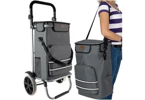 Boodschappentrolley - waterdicht - opvouwbaar - 54x24x32 cm