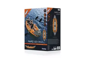 Bestway - Rapid X2 kajak & peddels - 2 persoons - tot 160 kg