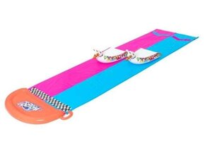 Bestway - dubbele waterglijbaan - met sproeiers - lama - 488 cm