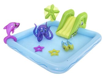Bestway - kinderzwembad - aquarium - fontein - 239x206x86cm