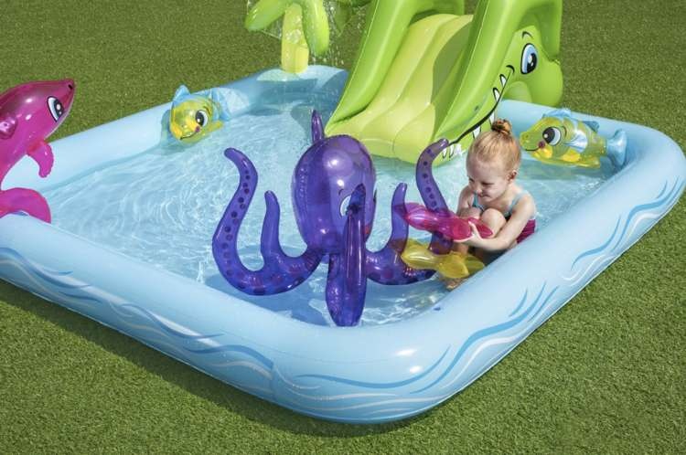 Bestway - kinderzwembad - aquarium - fontein - 239x206x86cm