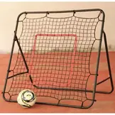 Rebounder voetbal - 100 x 100 x 72 cm - met richtvisier - zwart