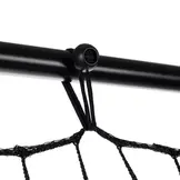 Rebounder voetbal - 100 x 100 x 72 cm - met richtvisier - zwart