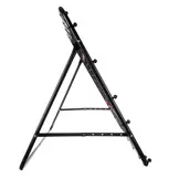 Rebounder voetbal - 120 x 120 x 72 cm - met richtvisier - zwart