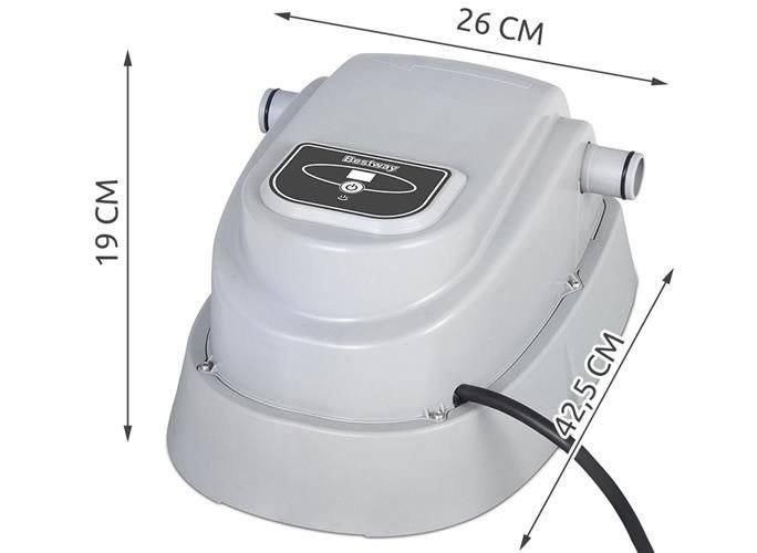 Bestway - zwembad verwarming - tot 3785 L/u - 1.520-17.035 L