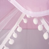Speeltent - 130 x 100 x 115 cm - met verlichting - roze/wit
