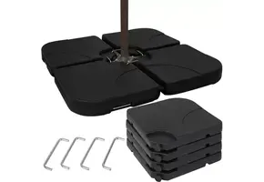 Parasol tegels- 104 x 104 x 8 cm - 4 elementen - 60L