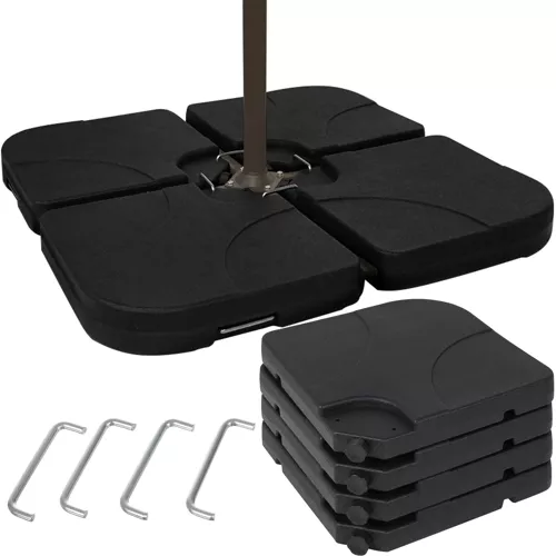 Parasol tegels- 104 x 104 x 8 cm - 4 elementen - 60L