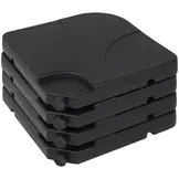 Parasol tegels- 104 x 104 x 8 cm - 4 elementen - 60L