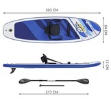 Bestway Hydro-force - Sup board met kajak zitje - 305x84x12 cm