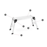 Werkplatform - 2.50 m werkhoogte - 150 kg max.