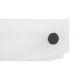 Hocker met opbergruimte - hout - kist - 40x40x45cm