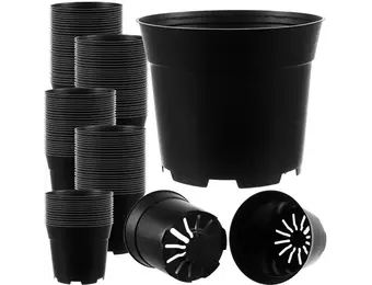 Kweekpotjes - set van 500 stuks - Ø16x13 cm - zwart