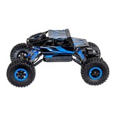 Afstand bestuurbare auto - terreinwagen - 27x14x16 cm - blauw