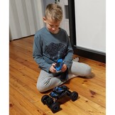 Afstand bestuurbare auto - terreinwagen - 27x14x16 cm - blauw