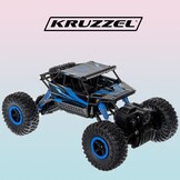 Afstand bestuurbare auto - terreinwagen - 27x14x16 cm - blauw