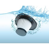 Kruimeldief - draadloos - 90W - 0.13L - grijs