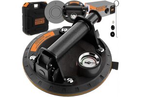 Tegel zuignap - met pomp - 200 kg draagvermogen - 20x20x9cm