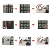 Kluisje - elektronisch - 23x17x17cm - zwart