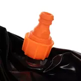 Waterglijbaan - 475x202cm - met 3 luchtbedjes - rood geel blauw