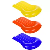 Waterglijbaan - 475x202cm - met 3 luchtbedjes - rood geel blauw