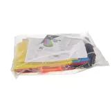 Waterglijbaan - 475x202cm - met 3 luchtbedjes - rood geel blauw