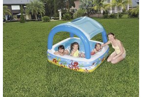 Bestway - opblaas zwembad met dak - 147x147x122cm