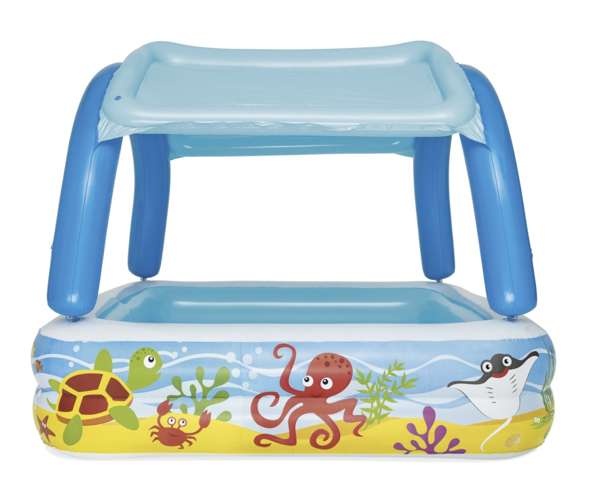 Bestway - opblaas zwembad met dak - 147x147x122cm