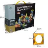 Magnetische bouwstenen - baan - 83 stuks