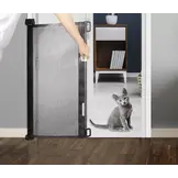 Traphekje oprolbaar - 100x5x90cm - PVC - grijs