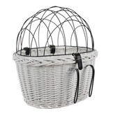 Hondenfietsmand - 45x30x30cm - tot 10 kg - wit