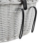 Hondenfietsmand - 45x30x30cm - tot 10 kg - wit