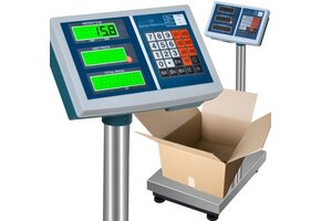 Platform weegschaal - tot 100 kg draagvermogen - 65 x 30 x 40cm