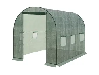 Folie voor tunnelkas - 450x300x200cm - groen