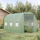 Folie voor tunnelkas - 450x300x200cm - groen