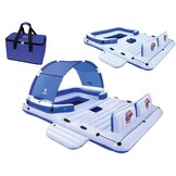 Opblaas eiland - Tropical Breeze - 389x274cm