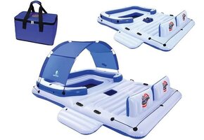 Opblaas eiland - Tropical Breeze - 389x274cm